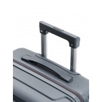 Чемодан полипропилен L`case®️, темно-серый, средний M (63л)