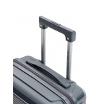 Чемодан полипропилен L`case®️, темно-серый, ручная кладь S (36л)