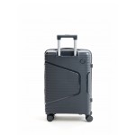 Чемодан полипропилен L`case®️, темно-серый, ручная кладь S (36л)