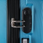 Распродажа. Не доставляется. Чемодан L`case®️, перламутровый синий, ручная кладь S (35л)