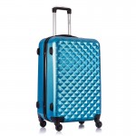 Распродажа. Не доставляется. Чемодан L`case®️, перламутровый синий, средний M (68л)