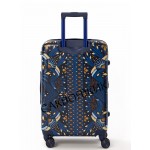 Чемодан поликарбонат L`case®️ RIO принт ананас, средний M (69/79л)