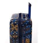 Чемодан поликарбонат L`case®️ RIO принт ананас, средний M (69/79л)