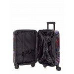 Чемодан поликарбонат L`case®️ RIO принт цветы, ручная кладь S (42/48л)