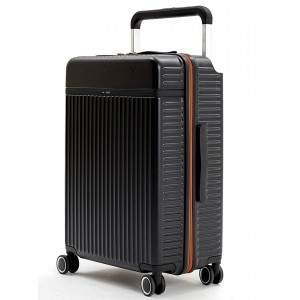 Чемодан поликарбонат L`case®️ ROME, черный, большой L (108л)