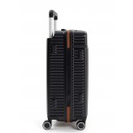 Чемодан поликарбонат L`case®️ ROME, черный, средний M (65л) Чемодан поликарбонат L`case®️ ROME, черный, средний M (65л)