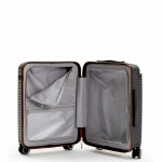 Чемодан поликарбонат L`case®️ ROME, черный, ручная кладь S (39л) Чемодан поликарбонат L`case®️ ROME, черный, ручная кладь S (39л)