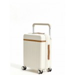 Чемодан поликарбонат L`case®️ ROME, молочно-белый, ручная кладь S (39л)