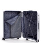 Чемодан полипропилен L`case®️ SOFIA, серый, средний M (68л) Чемодан полипропилен L`case®️ SOFIA, серый, средний M (68л)