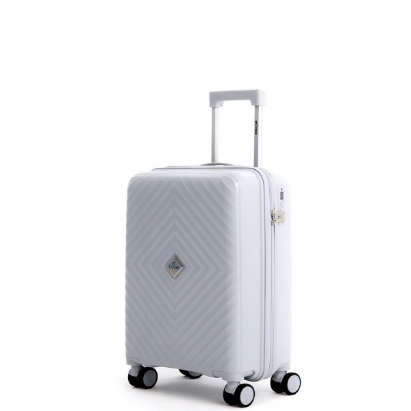 Распродажа. Не доставляется. Чемодан полипропилен L`case®️ SOFIA, серый, ручная кладь S (38л) Распродажа. Не доставляется. Чемодан полипропилен L`case®️ SOFIA, серый, ручная кладь S (38л)