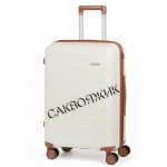 Чемодан MIRONPAN®️, молочный, средний M (63л)