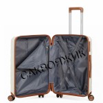 Чемодан MIRONPAN®️, молочный, ручная кладь S (37л) Чемодан MIRONPAN®️, молочный, ручная кладь S (37л)