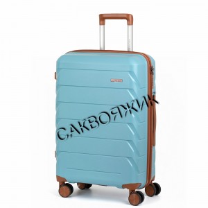Чемодан MIRONPAN®️, голубой, средний M (63л)