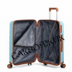 Чемодан MIRONPAN®️, голубой, ручная кладь S (37л)