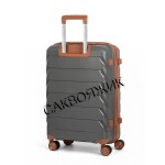 Чемодан MIRONPAN®️, темно-серый, ручная кладь S (37л) Чемодан MIRONPAN®️, темно-серый, ручная кладь S (37л)