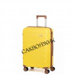 Чемодан MIRONPAN®️, желтый, ручная кладь S (37л)