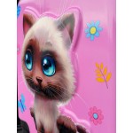 Чемодан поликарбонат REDMOND®️ Котенок, ручная кладь XS (29л)