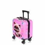Чемодан поликарбонат REDMOND®️ Котенок, ручная кладь XS (29л)