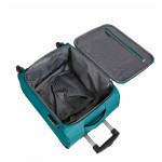 Чемодан 100% нейлон REDMOND®️, бирюзовый, ручная кладь S (37л)