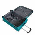 Чемодан 100% нейлон REDMOND®️, бирюзовый, средний M (64/74л)