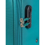 Чемодан 100% нейлон REDMOND®️, бирюзовый, большой L (95/109л)