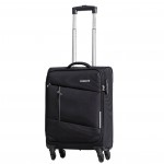 Чемодан 100% нейлон REDMOND®️, черный, ручная кладь S (37л)