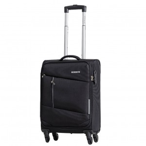 Чемодан 100% нейлон REDMOND®️, черный, ручная кладь S (37л)