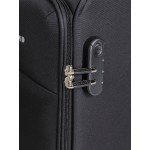 Чемодан 100% нейлон REDMOND®️, черный, ручная кладь S (37л)