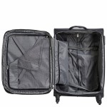 Чемодан 100% нейлон REDMOND®️, черный, средний M (64/74л)