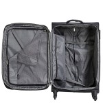 Чемодан 100% нейлон REDMOND®️, черный, большой L (95/109л)