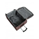 Чемодан 100% нейлон REDMOND®️, коричневый, средний M (64/74л)