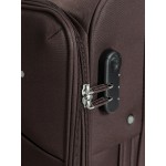 Чемодан 100% нейлон REDMOND®️, коричневый, средний M (64/74л)