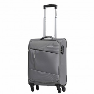 Чемодан 100% нейлон REDMOND®️ серый, ручная кладь S (37л)