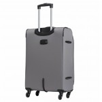 Чемодан 100% нейлон REDMOND®️ серый, средний M (64/74л)