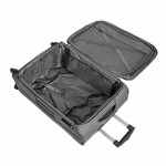 Чемодан 100% нейлон REDMOND®️ серый, средний M (64/74л)