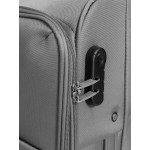 Чемодан 100% нейлон REDMOND®️ серый, большой L (95/109л)