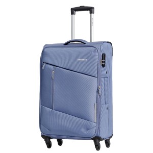 Чемодан 100% нейлон REDMOND®️ лиловый, средний M (64/74л)