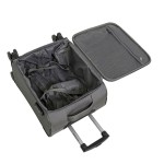 Чемодан 100% нейлон REDMOND®️, темно-серый, ручная кладь S (39л)