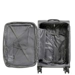 Чемодан 100% нейлон REDMOND®️, темно-серый, средний M (66/76л)