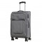 Чемодан 100% нейлон REDMOND®️, темно-серый, средний M (66/76л)