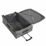 Чемодан 100% нейлон REDMOND®️, темно-серый, большой L (95/109л)