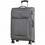 Чемодан 100% нейлон REDMOND®️, темно-серый, большой L (95/109л)