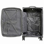 Чемодан 100% нейлон REDMOND®️, темно-серый, большой L (95/109л)