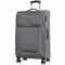 Чемодан 100% нейлон REDMOND®️, темно-серый, большой L (95/109л)