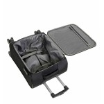 Чемодан 100% нейлон REDMOND®️, черный, ручная кладь S (35л)