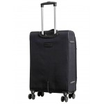 Чемодан 100% нейлон REDMOND®️, черный, средний M (66/76л)