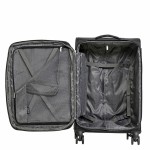 Чемодан 100% нейлон REDMOND®️, черный, средний M (66/76л)