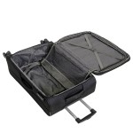 Чемодан 100% нейлон REDMOND®️, черный, большой L (102/117л)