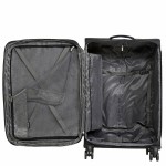 Чемодан 100% нейлон REDMOND®️, черный, большой L (102/117л)