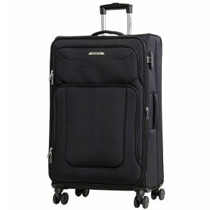 Чемодан 100% нейлон REDMOND®️, черный, большой L (102/117л)
